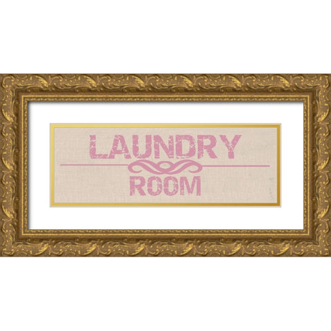 Laundry Room 2 Gold Ornate Wood Framed Art Print with Double Matting by Lewis, Sheldon