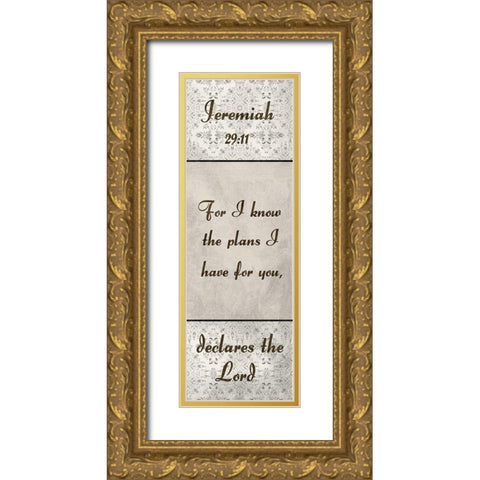 Declares The Lord 1 Gold Ornate Wood Framed Art Print with Double Matting by Lewis, Sheldon