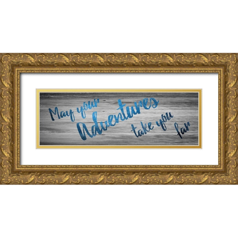 Fly Gold Ornate Wood Framed Art Print with Double Matting by Lewis, Sheldon