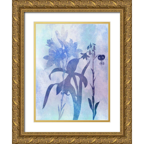 Spring Bloom Gold Ornate Wood Framed Art Print with Double Matting by Lewis, Sheldon