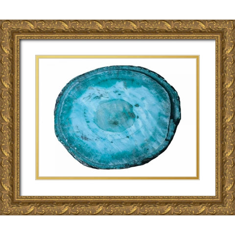 Rings Of Ages Gold Ornate Wood Framed Art Print with Double Matting by Lewis, Sheldon