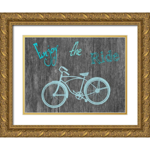 The Ride Gold Ornate Wood Framed Art Print with Double Matting by Lewis, Sheldon