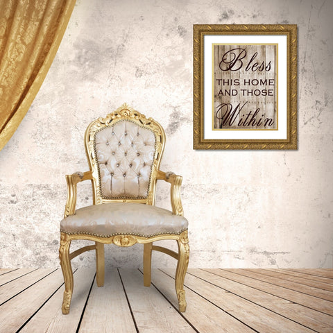 Those Within Gold Ornate Wood Framed Art Print with Double Matting by Lewis, Sheldon