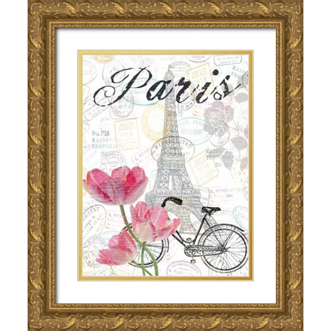 All Things Paris 2 Gold Ornate Wood Framed Art Print with Double Matting by Lewis, Sheldon