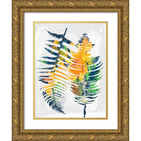 Tropical 1 Gold Ornate Wood Framed Art Print with Double Matting by Lewis, Sheldon