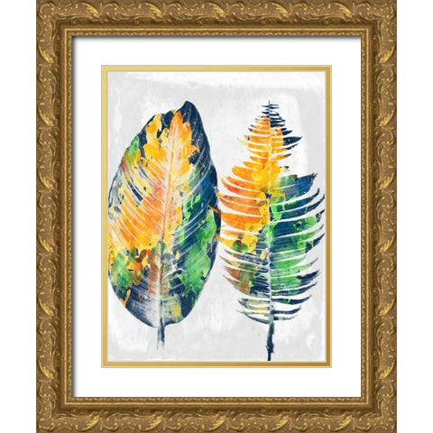 Tropical 2 Gold Ornate Wood Framed Art Print with Double Matting by Lewis, Sheldon