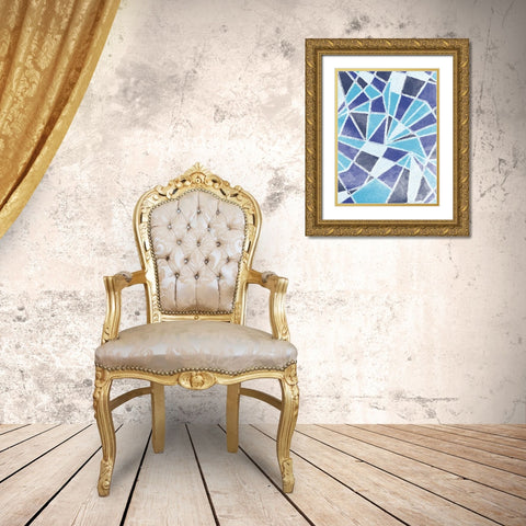 Pure Contemporary 1 Gold Ornate Wood Framed Art Print with Double Matting by Lewis, Sheldon