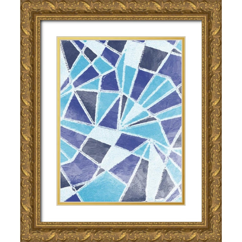Pure Contemporary 1 Gold Ornate Wood Framed Art Print with Double Matting by Lewis, Sheldon