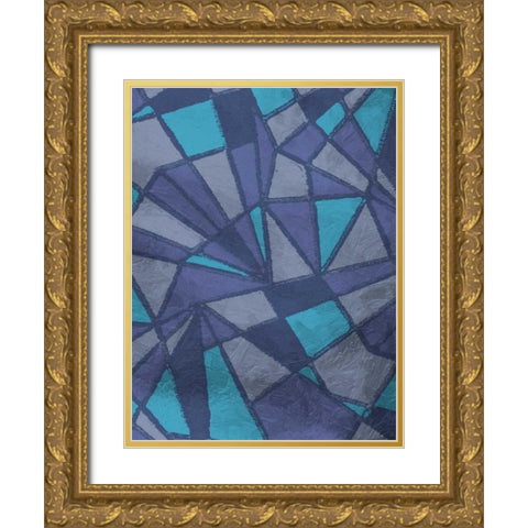 Pure Contemporary Gold Ornate Wood Framed Art Print with Double Matting by Lewis, Sheldon