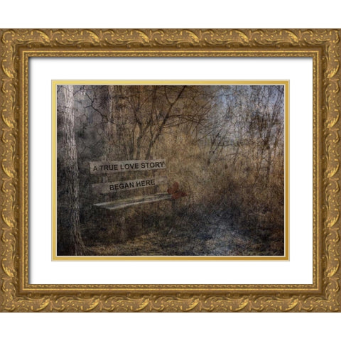 Our Secret Place Gold Ornate Wood Framed Art Print with Double Matting by Lewis, Sheldon