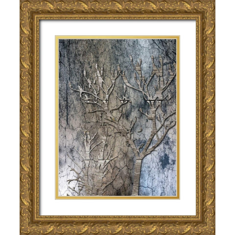 Walnut Grove 2 Gold Ornate Wood Framed Art Print with Double Matting by Lewis, Sheldon