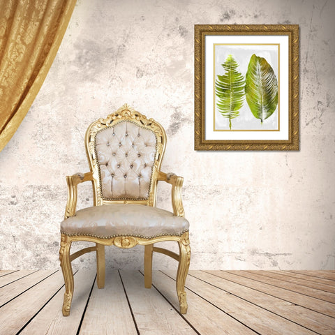 Tropic Spring 1 Gold Ornate Wood Framed Art Print with Double Matting by Lewis, Sheldon