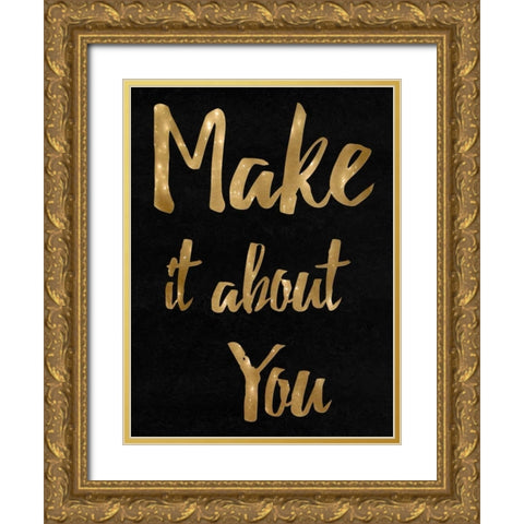 Bold Gold Ornate Wood Framed Art Print with Double Matting by Lewis, Sheldon