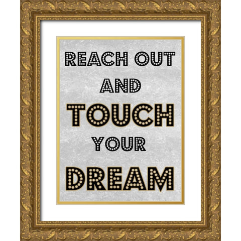 Reach Out Gold Ornate Wood Framed Art Print with Double Matting by Lewis, Sheldon