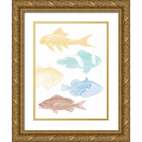 Deep Sea Adventure 2 Gold Ornate Wood Framed Art Print with Double Matting by Lewis, Sheldon