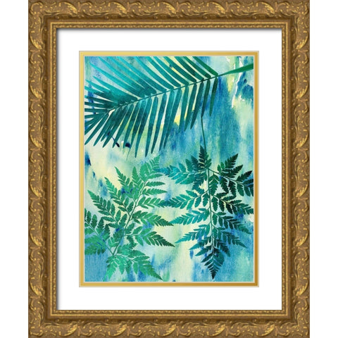 Deep In The Tropic 2 Gold Ornate Wood Framed Art Print with Double Matting by Lewis, Sheldon