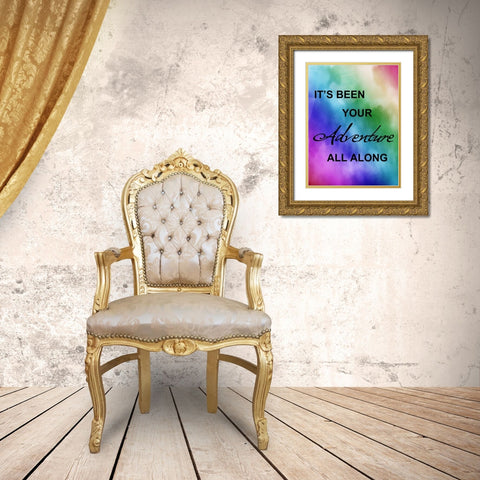 Bright Adventure Gold Ornate Wood Framed Art Print with Double Matting by Lewis, Sheldon