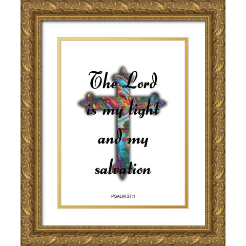 My Salvation Gold Ornate Wood Framed Art Print with Double Matting by Lewis, Sheldon