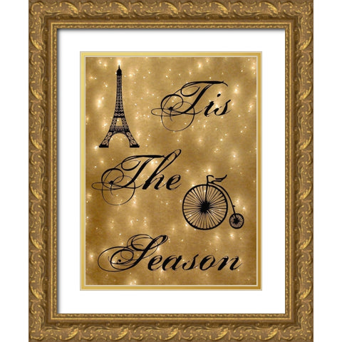 The Season Gold Ornate Wood Framed Art Print with Double Matting by Lewis, Sheldon