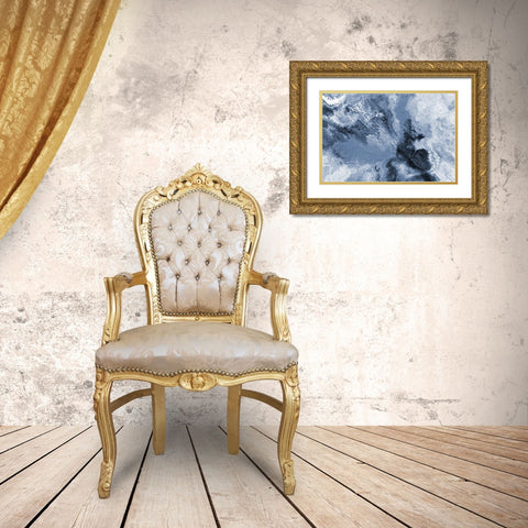Pacific Sky Gold Ornate Wood Framed Art Print with Double Matting by Lewis, Sheldon