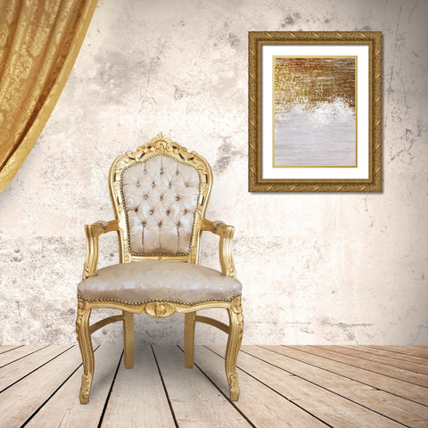 Golden Sophistication Gold Ornate Wood Framed Art Print with Double Matting by Lewis, Sheldon