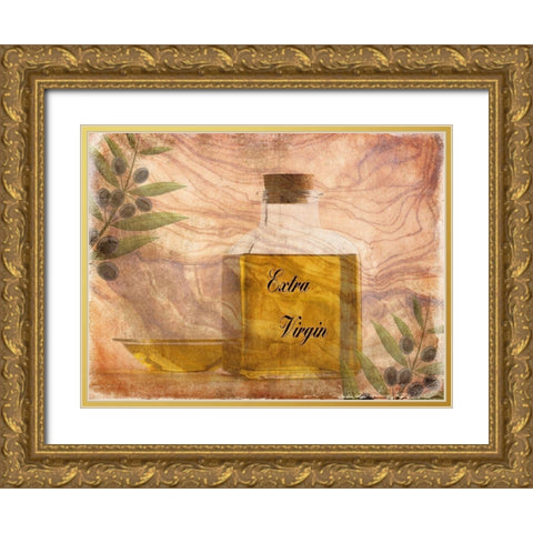 Olive Oil Gold Ornate Wood Framed Art Print with Double Matting by Lewis, Sheldon