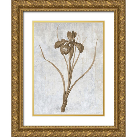 Earth Balance 3 Gold Ornate Wood Framed Art Print with Double Matting by Lewis, Sheldon