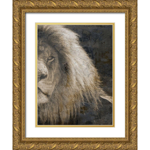 Eyes Of A Champion 2 Gold Ornate Wood Framed Art Print with Double Matting by Lewis, Sheldon