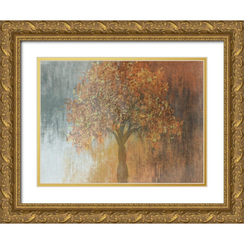 Under The Shaded Tree 1 Gold Ornate Wood Framed Art Print with Double Matting by Lewis, Sheldon