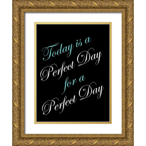 Perfect Day Gold Ornate Wood Framed Art Print with Double Matting by Lewis, Sheldon