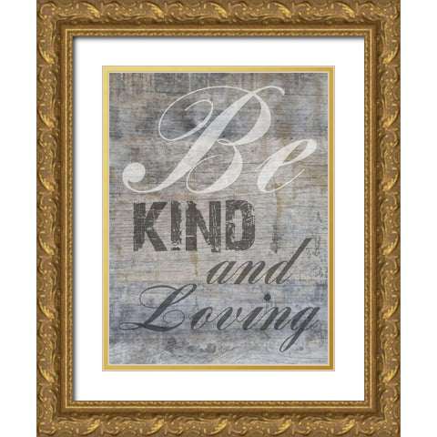 Loving Kindness Gold Ornate Wood Framed Art Print with Double Matting by Lewis, Sheldon
