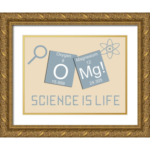OMG Gold Ornate Wood Framed Art Print with Double Matting by Lewis, Sheldon