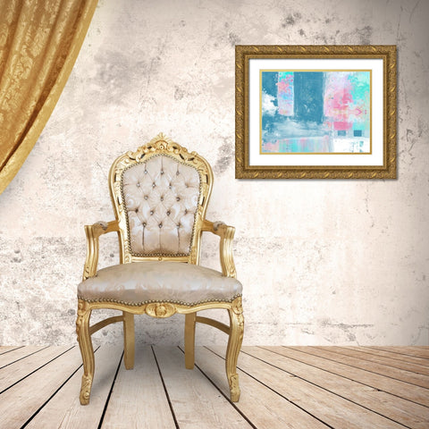 Anticosa 1 Gold Ornate Wood Framed Art Print with Double Matting by Lewis, Sheldon