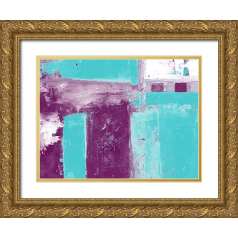 Anticosa 2 Gold Ornate Wood Framed Art Print with Double Matting by Lewis, Sheldon
