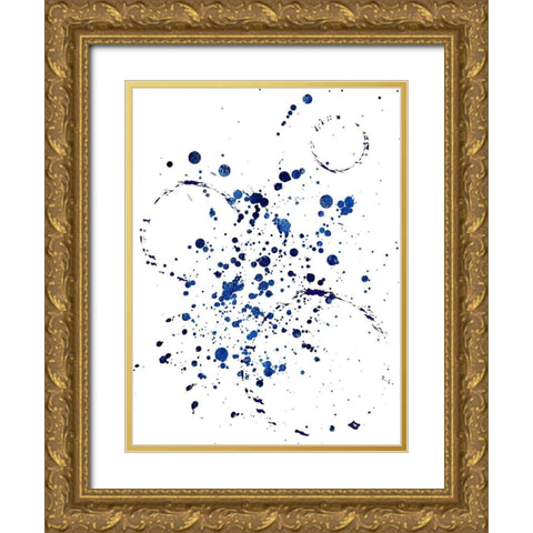 Maribeau Theory Gold Ornate Wood Framed Art Print with Double Matting by Lewis, Sheldon