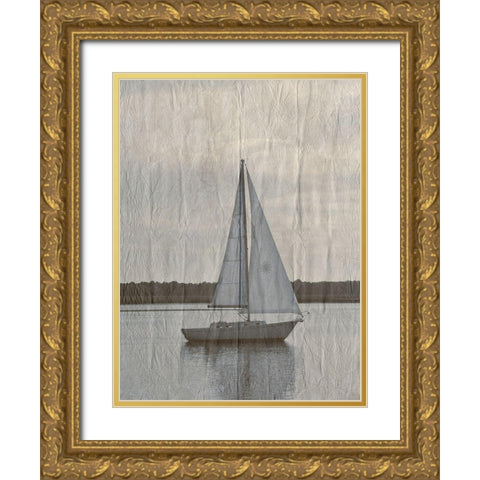 Yacht Club 3 Gold Ornate Wood Framed Art Print with Double Matting by Lewis, Sheldon