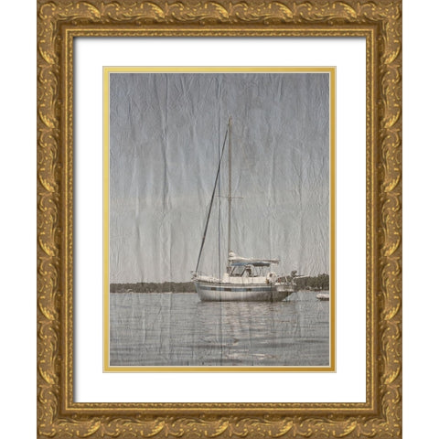 Yacht Club 5 Gold Ornate Wood Framed Art Print with Double Matting by Lewis, Sheldon
