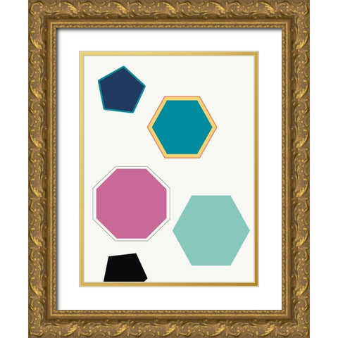 Shapping Up Gold Ornate Wood Framed Art Print with Double Matting by Lewis, Sheldon