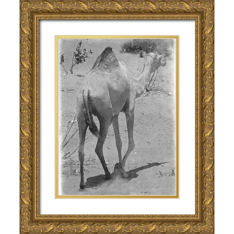 On My Way 1 Gold Ornate Wood Framed Art Print with Double Matting by Lewis, Sheldon