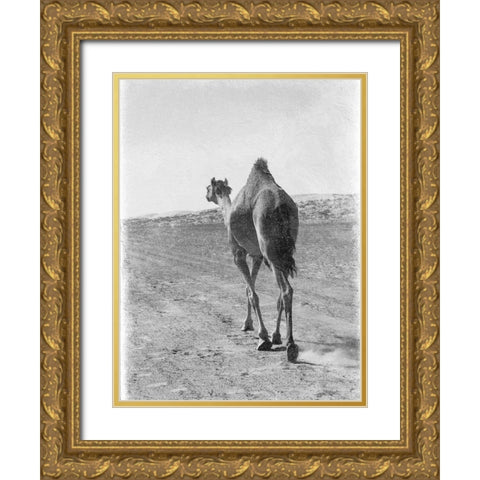 On My Way 2 Gold Ornate Wood Framed Art Print with Double Matting by Lewis, Sheldon