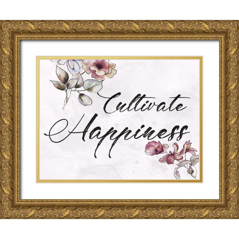 Cultivate Gold Ornate Wood Framed Art Print with Double Matting by Lewis, Sheldon