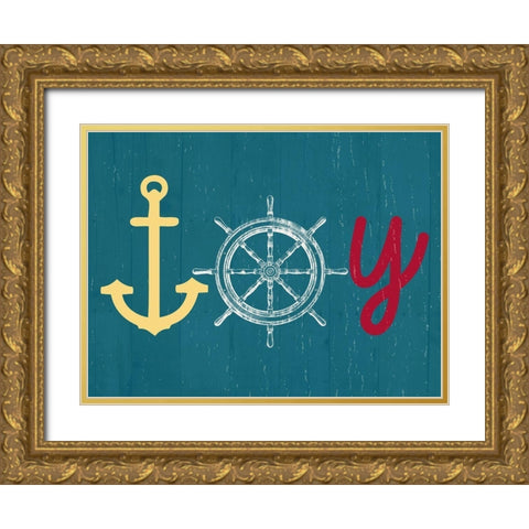 Toy Gold Ornate Wood Framed Art Print with Double Matting by Lewis, Sheldon