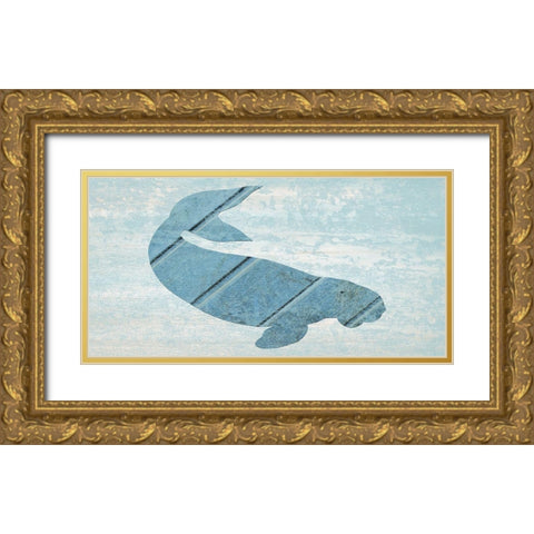 Migration 2 Gold Ornate Wood Framed Art Print with Double Matting by Lewis, Sheldon