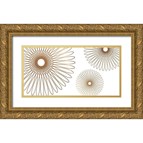 Samba 1 Gold Ornate Wood Framed Art Print with Double Matting by Lewis, Sheldon