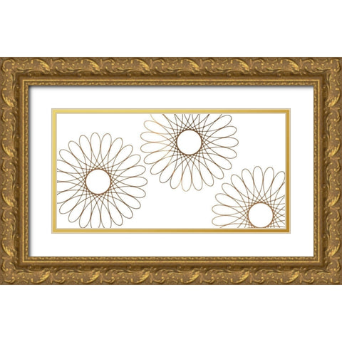 Samba 2 Gold Ornate Wood Framed Art Print with Double Matting by Lewis, Sheldon