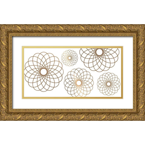Samba 4 Gold Ornate Wood Framed Art Print with Double Matting by Lewis, Sheldon