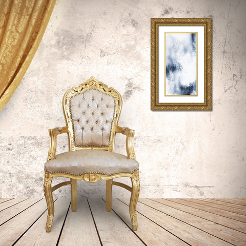 Midnight Blues 1 Gold Ornate Wood Framed Art Print with Double Matting by Lewis, Sheldon
