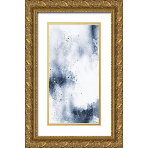 Midnight Blues 1 Gold Ornate Wood Framed Art Print with Double Matting by Lewis, Sheldon
