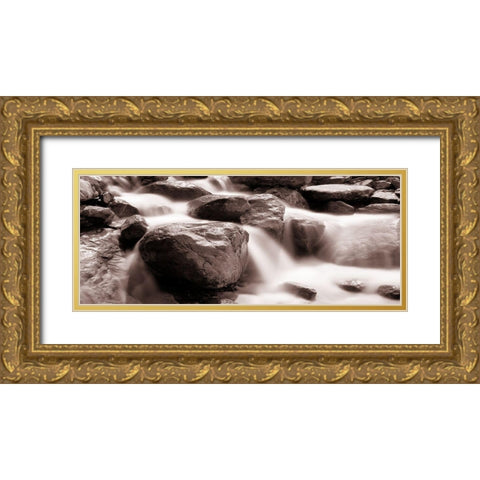 Mystic River Gold Ornate Wood Framed Art Print with Double Matting by Lewis, Sheldon