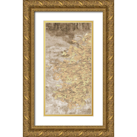 Natures Cluster Gold Ornate Wood Framed Art Print with Double Matting by Lewis, Sheldon